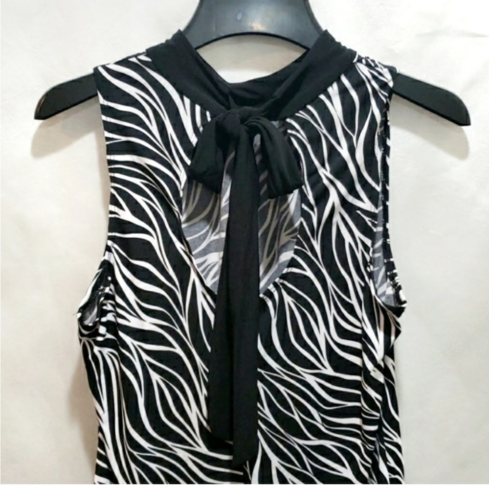 Tempted Zebra Sleeveless Size Large